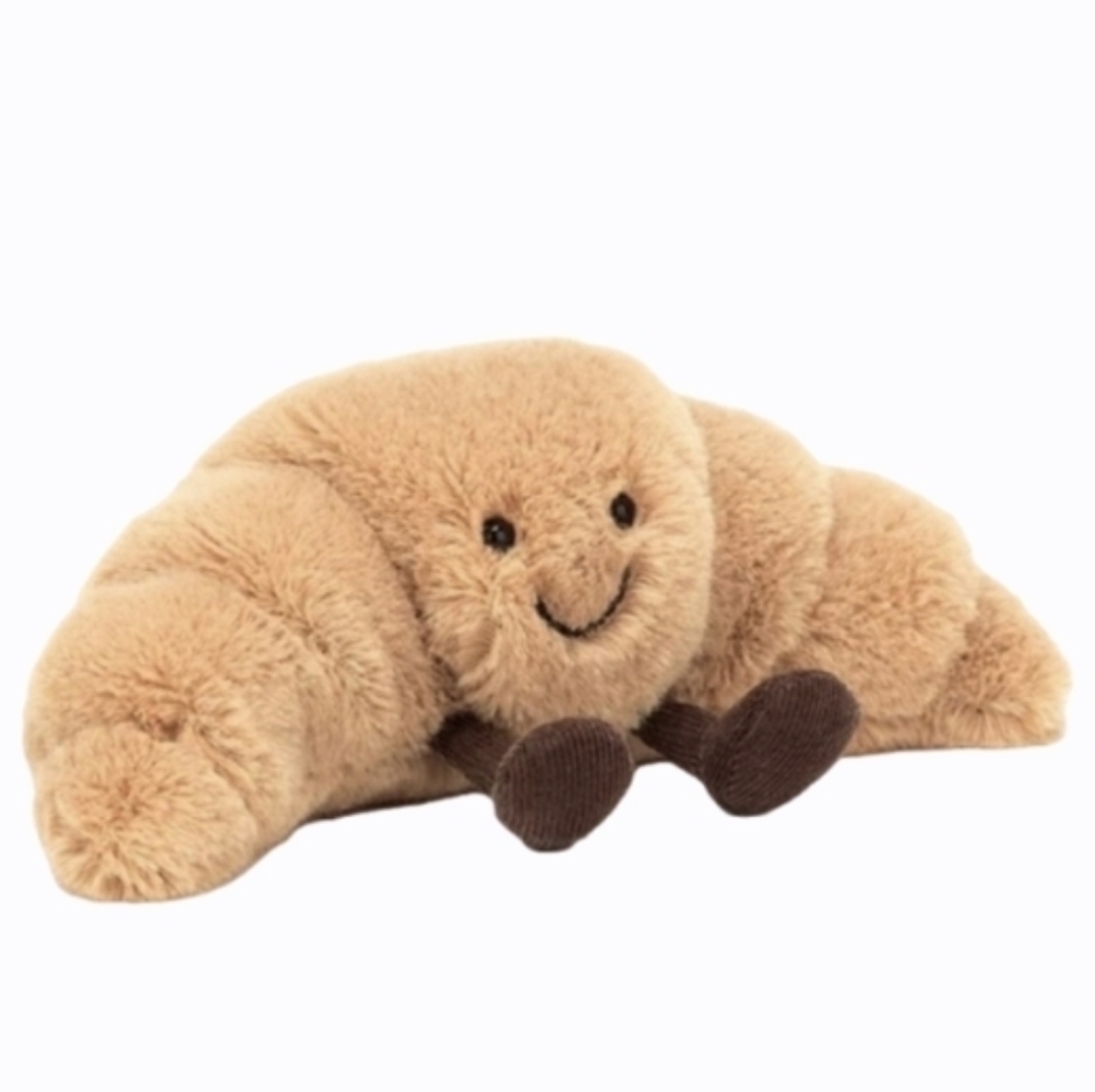 Jellycat Amuseable Croissant Soft & Plush 3x8" NWT